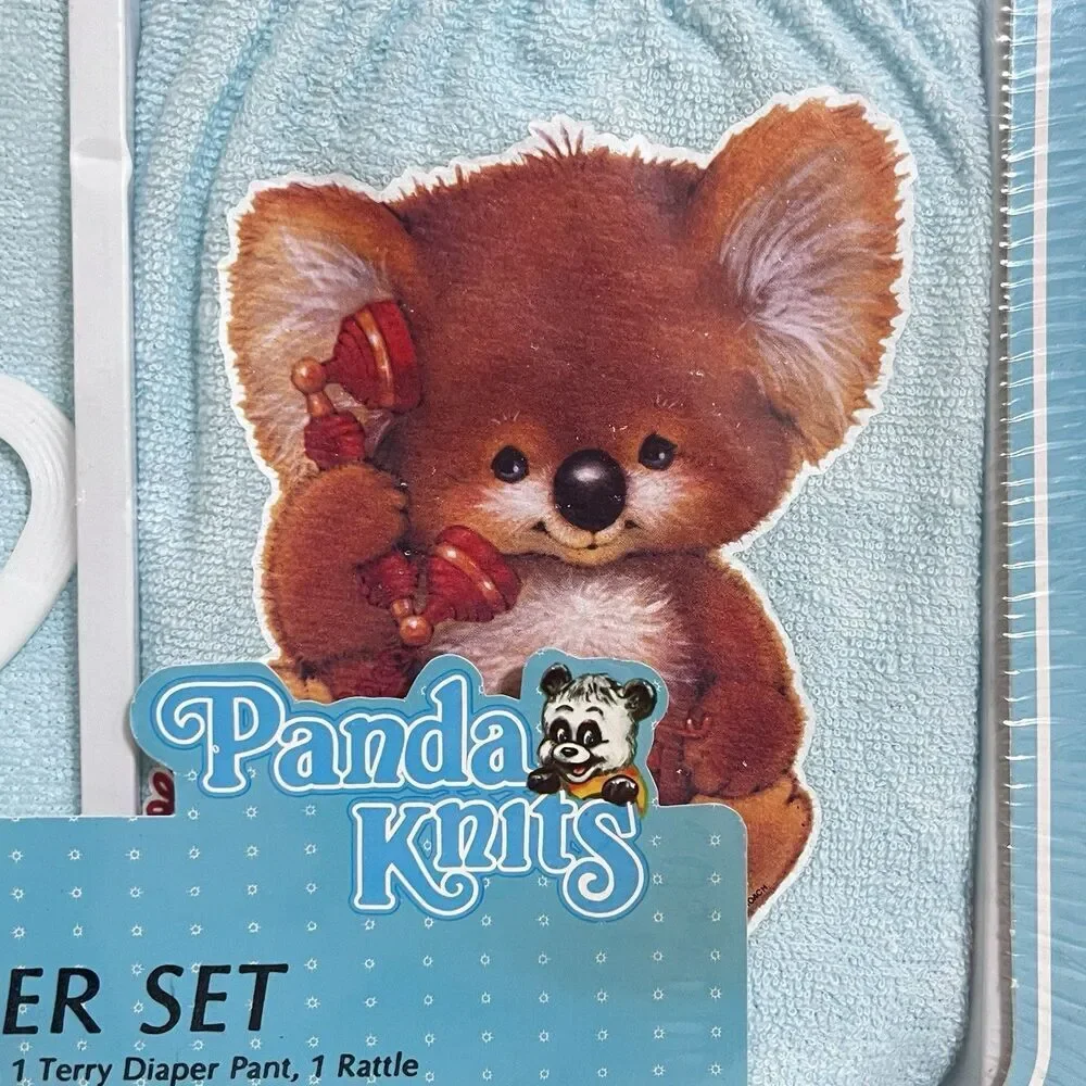 Panda Knits vintage panda